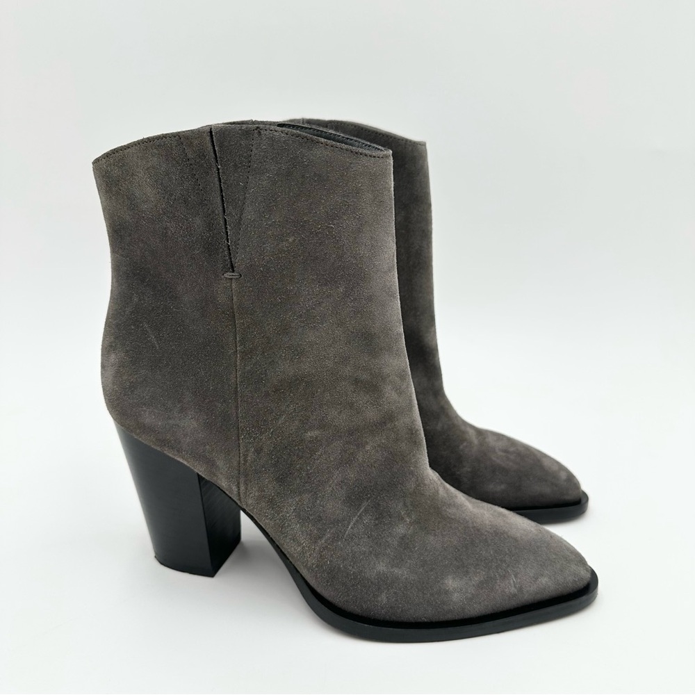 Vince Erving Ankle Boots in Grey Suede
